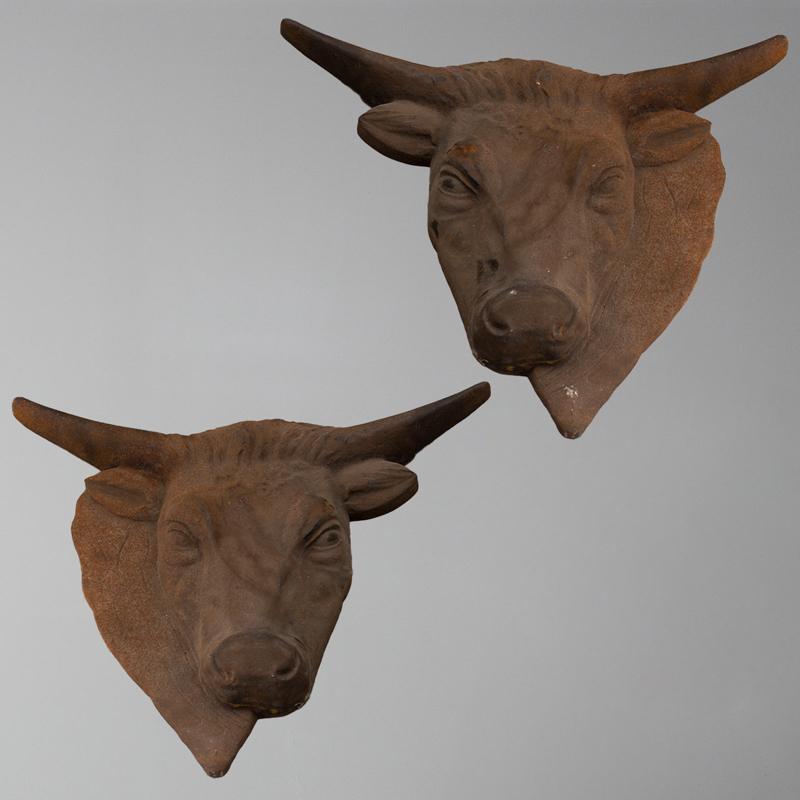 Pair of Butcher's Trade Signs