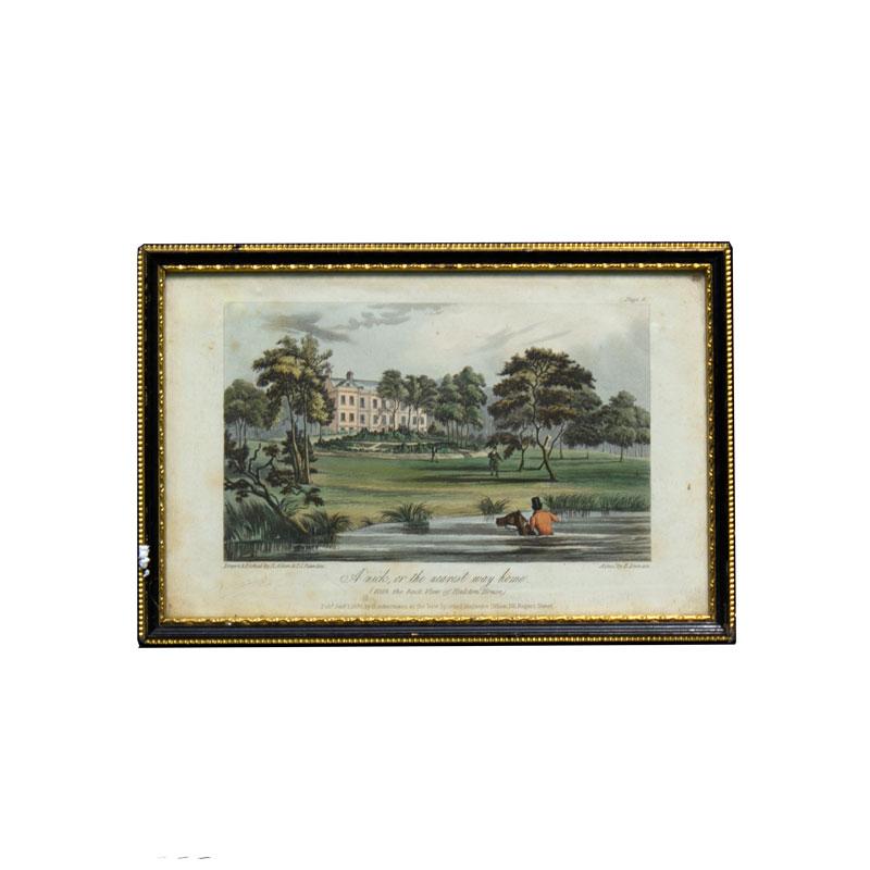 Framed Hunting scene 1