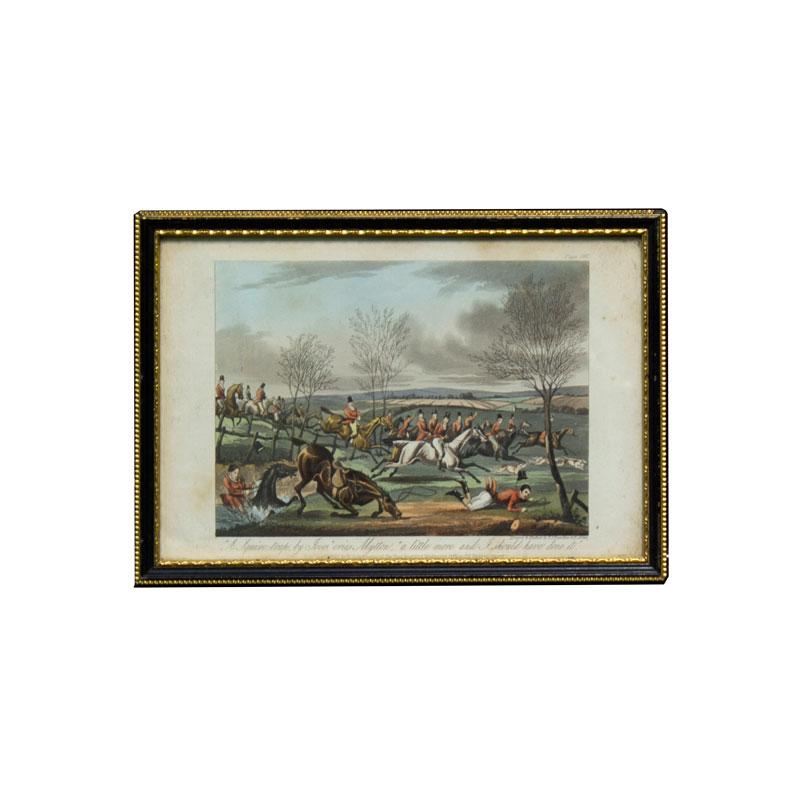 Framed Hunting scene 2