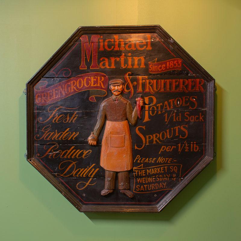 Michael Martin timber sign