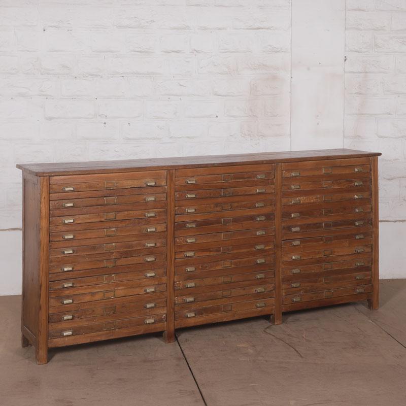 Teak Printer’s Drawers