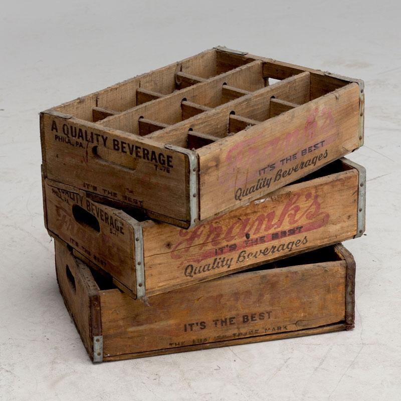 Original Frank's drink crate