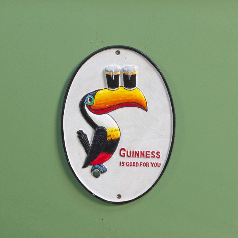 Cast iron Toucan sign